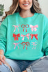 Preppy Valentine Bows Unisex NuBlend Crew Sweatshirt