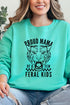 Proud Mama Feral Kids Unisex NuBlend Crew Sweatshirt