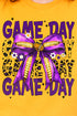 Purple & Gold Stacked Gameday Unisex NuBlend Crew Sweatshirt
