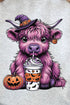 Purple Highland Halloween Unisex NuBlend Crew Sweatshirt