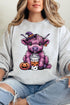 Purple Highland Halloween Unisex NuBlend Crew Sweatshirt