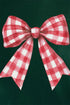 Red Gingham Bow Unisex NuBlend Crew Sweatshirt