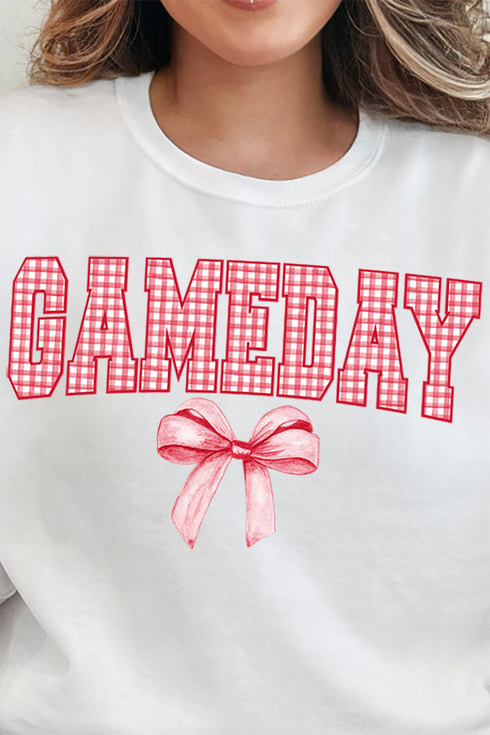 Red Gingham Gameday Unisex NuBlend Crew Sweatshirt