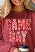 Red Starry Game Day Unisex NuBlend Crew Sweatshirt