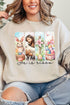 Retro He Is Risen Unisex NuBlend Crew Sweatshirt