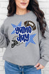 Royal Blue Football Fever Unisex NuBlend Crew Sweatshirt