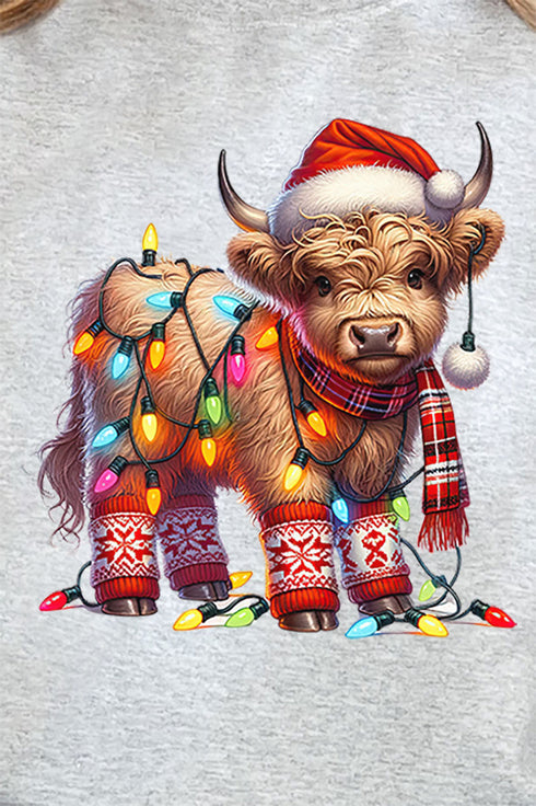 Santa Cow Twinklehoof Unisex NuBlend Crew Sweatshirt