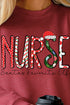 Santa's Favorite Elf Nurse Unisex NuBlend Crew Sweatshirt