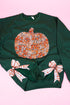 Side Bows Fall Foliage Pumpkin Unisex NuBlend Crew Sweatshirt