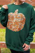 Side Bows Fall Foliage Pumpkin Unisex NuBlend Crew Sweatshirt