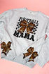 Side Bows Football Mama Unisex NuBlend Crew Sweatshirt