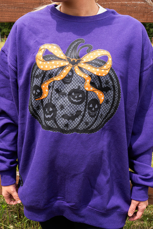 Side Bows Lace And Lanterns Unisex NuBlend Crew Sweatshirt