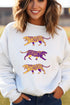 Stacked Purple Tigers Unisex NuBlend Crew Sweatshirt