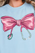 Stethoscope Bow Unisex NuBlend Crew Sweatshirt