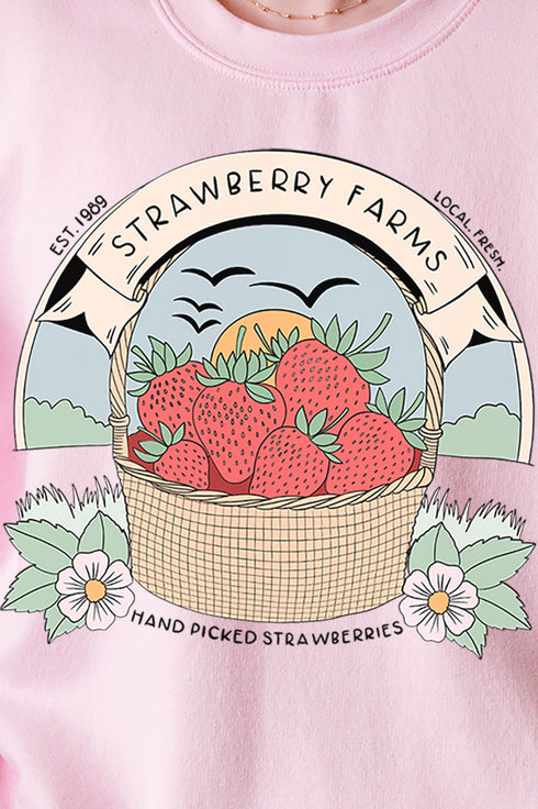 Strawberry Farms Unisex NuBlend Crew Sweatshirt