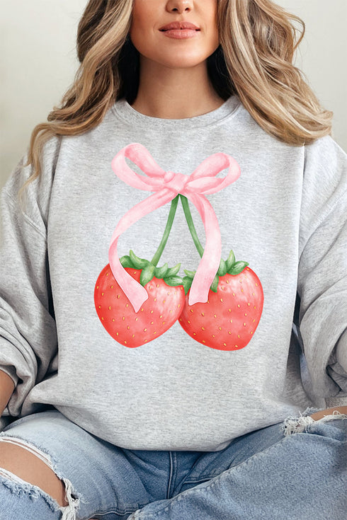 Strawberry Girly Unisex NuBlend Crew Sweatshirt