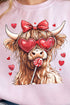 Sucker For Love Highland Cow Unisex NuBlend Crew Sweatshirt