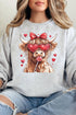 Sucker For Love Highland Cow Unisex NuBlend Crew Sweatshirt