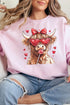 Sucker For Love Highland Cow Unisex NuBlend Crew Sweatshirt