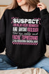 Suspect Claims She Listens Unisex NuBlend Crew Sweatshirt