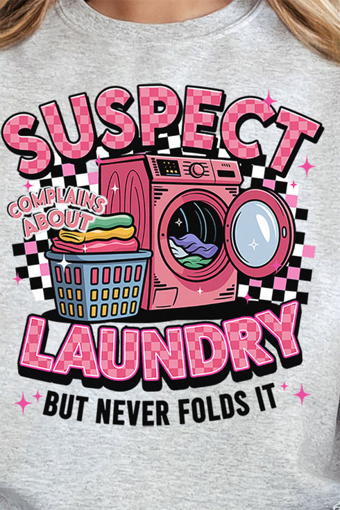 Suspect Complains About Laundry Unisex NuBlend Crew Sweatshirt