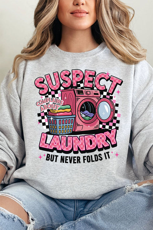 Suspect Complains About Laundry Unisex NuBlend Crew Sweatshirt