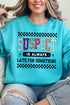 Suspect Is Always Late Unisex NuBlend Crew Sweatshirt