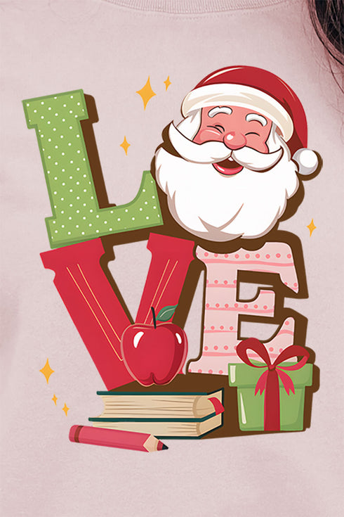 Teacher Love Christmas Unisex NuBlend Crew Sweatshirt