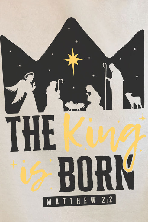 The King Is Born Unisex NuBlend Crew Sweatshirt
