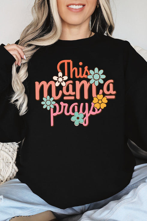 This Mama Prays Unisex NuBlend Crew Sweatshirt