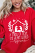 Thrill Of Hope Nativity Unisex NuBlend Crew Sweatshirt