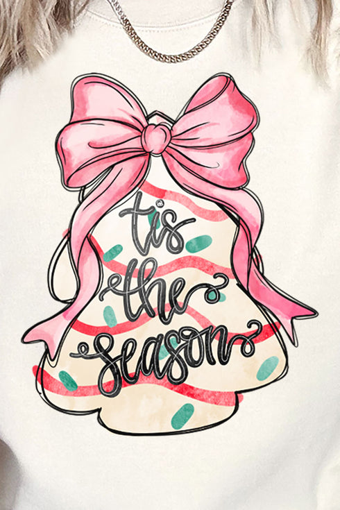 Tis The Season Christmas Cake Unisex NuBlend Crew Sweatshirt