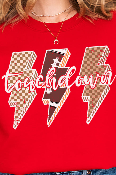 Touchdown Lightning Bolt Unisex NuBlend Crew Sweatshirt