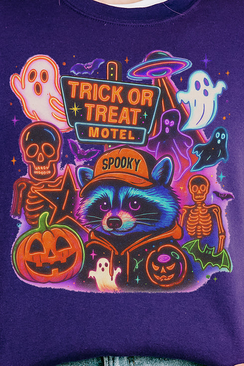 Trick Or Treat Motel Unisex NuBlend Crew Sweatshirt