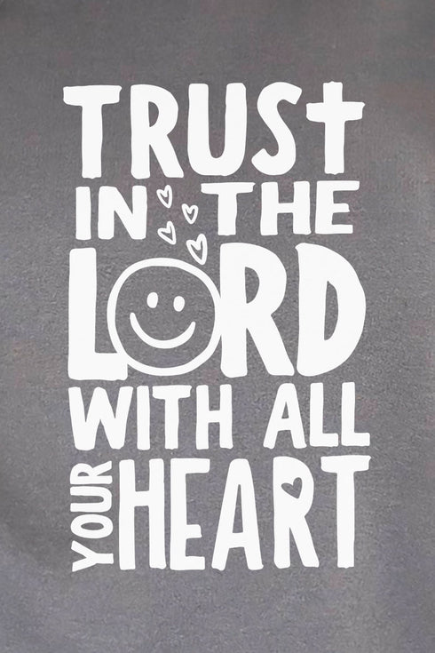 Trust In The Lord Happy Face Unisex NuBlend Crew Sweatshirt