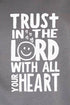 Trust In The Lord Happy Face Unisex NuBlend Crew Sweatshirt