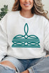Turquoise Boot Stitch Unisex NuBlend Crew Sweatshirt