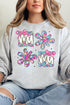 Vibrant Floral Mama Unisex NuBlend Crew Sweatshirt