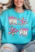 Vibrant Floral Mama Unisex NuBlend Crew Sweatshirt