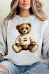 Vintage Cherry Teddy Bear Unisex NuBlend Crew Sweatshirt