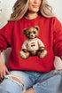 Vintage Cherry Teddy Bear Unisex NuBlend Crew Sweatshirt