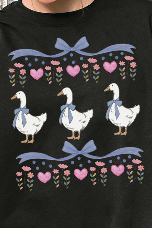Vintage Geese Girls Unisex NuBlend Crew Sweatshirt