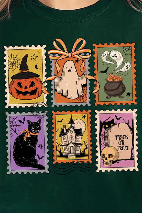 Vintage Halloween Stamps Unisex NuBlend Crew Sweatshirt