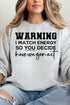 Warning I Match Energy Unisex NuBlend Crew Sweatshirt
