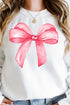 Watercolor Coquette Bow Unisex NuBlend Crew Sweatshirt
