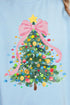 Watercolor Dots Christmas Tree Unisex NuBlend Crew Sweatshirt