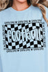 Wavy Checkered Football Unisex NuBlend Crew Sweatshirt
