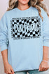 Wavy Checkered Football Unisex NuBlend Crew Sweatshirt