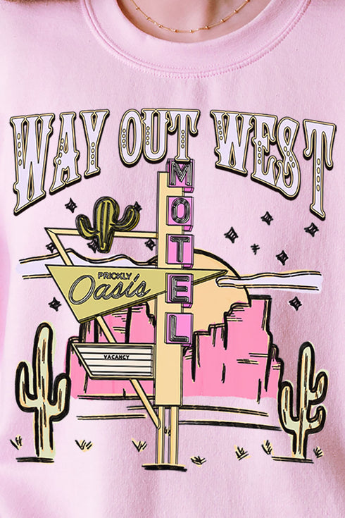 Way Out West Motel Unisex NuBlend Crew Sweatshirt