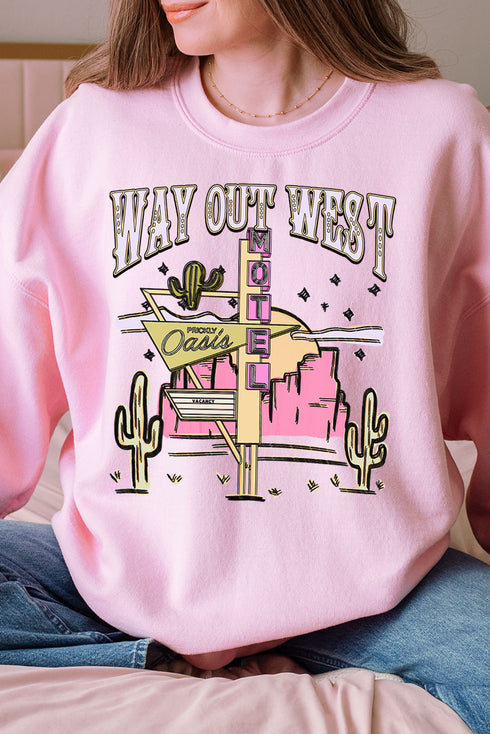Way Out West Motel Unisex NuBlend Crew Sweatshirt